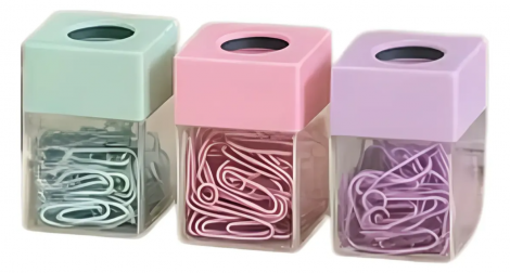 PORTA CLIPS MAGNÉTICO QUADRADO