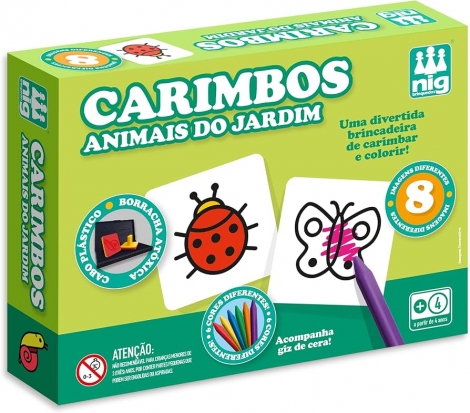CARIMBOS ANIMAIS DO JARDIM