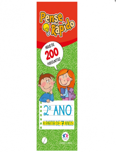 LIVRO FLASH CARDS PENSE RÁPIDO - 2º ANO