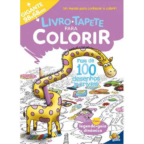 LIVRO - LIVRO-TAPETE PARA COLORIR