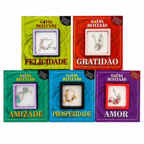 LIVRO GOTAS DE REFLEXAO GRATIDAO COM PULSEIRA
