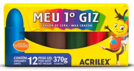 MEU 1º GIZ 12 CORES - ACRILEX