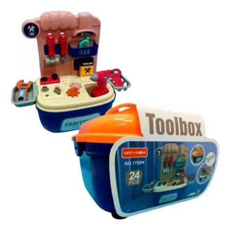 MALETA DE FERRAMENTAS TOOLBOX - DDG TOYS