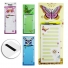 BLOCO DE ANOTACAO MAGNETICO BORBOLETA C/CANETA + 40 FOLHAS INTER PAPER