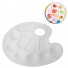 BANDEJA PALETA GODE DE PLASTICO OVAL P/PINTURA C/10 DIVISORIAS