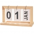 CALENDARIO DE MESA DE MADEIRA RETANGULAR