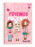 CADERNO UNIVERSITÁRIO 96 FOLHAS BEST FRIENDS FOREVER