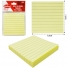 BLOCO DE ANOTACAO STICKER QUADRADO PAUTADO C/100 FOLHA