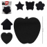 BLOCO DE ANOTACAO STICKER ADESIVO YINS PAPER COM 100 FOLHAS PRETO