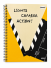 CADERNO UNIVERSITÁRIO 96 FOLHAS LIGHTS CAMERA ACTION
