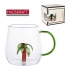 CANECA XICARA DE VIDRO LINHA BOROSSILICATO COQUEIRO HAUSKRAFT PREMIUM 400ML