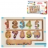 JOGO LABIRINTO MAGNETICO DE MADEIRA E PLASTICO NUMEROS E CORES COM CANETA APRENDA BRINCANDO