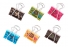 BINDER CLIPS FLOWERS 32mm