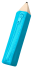 ESTOJO SILICONE LÁPIS VMP - AZUL