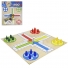 JOGO LUDO COM TABULEIRO DE MADEIRA MDF + 1 DADO E 16 PINOS NA SOLAPA
