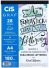 BLOCO DE EXERCÍCIOS PARA LETTERING CIS GRAF 180G A4 28 FOLHAS