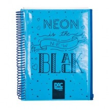 Caderno 10 Matérias Color Bubble Azul Dac Un/1