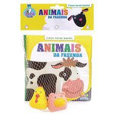 Livro - É Bom Tomar Banho! Animais da Fazenda