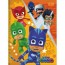 Caderno Tilibra Brochurão Universitário A4 PJ Masks 80 Folhas Azul Escuro
