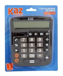 Calculadora De Mesa 12 Digitos Kz6515