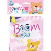 Livro De Pano Com Chocalho Um Toque De Carinho! - Rosa