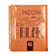 Caderno 10 Matérias Color Bubble Laranja Dac Un/1