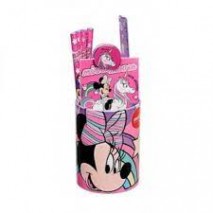 Desk Set Minnie Com 10 Itens (lata)