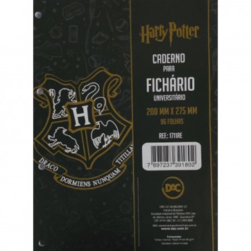 Folha para Fichário Universitário Harry Potter DAC 96 Folhas Pautadas