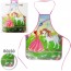 AVENTAL DE POLIESTER INFANTIL COM BOLSO PRINCESA 51X41CM