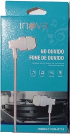 FONE DE OUVIDO COM MICROFONE ORIGINAL - INOVA