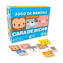 Jogo da Memória em Madeira - Cara de Bicho | Pais & Filhos