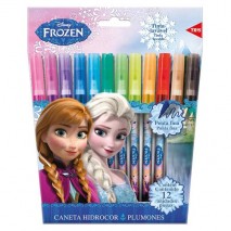 Caneta Hidrográfica Frozen Tris 12 Cores