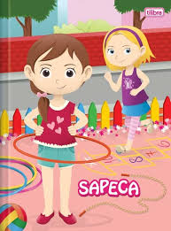 CADERNO BROCHURA CAPA DURA 1/4 SAPECA FEMININO 48 FOLHAS