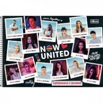 CADERNO DE CARTOGRAFIA E DESENHO ESPIRAL CAPA DURA NOW UNITED 80 FOLHAS