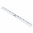 Regua Escolar 30cm Cristal Acrinil
