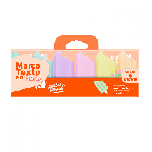 Caneta Marca Texto Mini Picole C/ 6un
