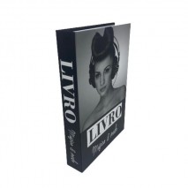 Livro Decorativo Música e Moda