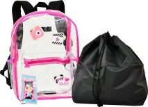 Mochila transparente oficial luluca lu3194 - Clio
