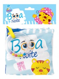 Livro De Pano Com Chocalho Um Toque De Carinho!,