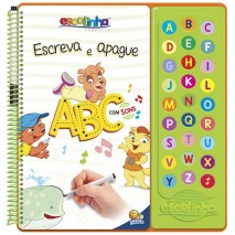 Livro - Escolinha Escute e Aprenda! Escreva e Apague - ABC com Sons
