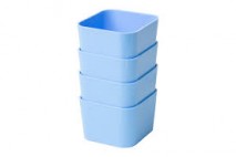 Porta Objetos Pequeno – Kit c/ 4 Peças Azul