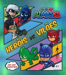 Livro Pop-up - Pj Masks - Herois Vs Viloes