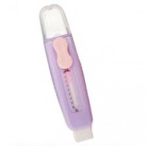 Borracha Escolar com Escovinha CIS SWEEP 5.0 - Roxo