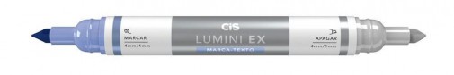 Caneta Marca-texto Apagável Lumini Ex Cis azul