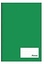 CADERNO BROCHURA CAPA DURA 1/4 48 FOLHAS - FORONI - VERDE
