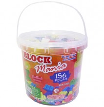 Balde De Blocos Para Montar Com 156 Peças.