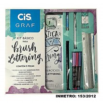 Kit básico P/ Brush Lettering 09 peças Cis