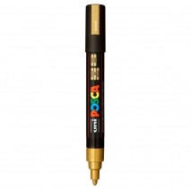 Marcador Multiuso Uni Posca Base de Água PC-5M Ouro