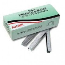 Grampo em Arame Galvanizado Modelo 106/8 para Grampeadores Manuais Rocama (2500 unidades)