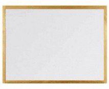 Quadro Branco Moldura Madeira 60x80 Real Seda